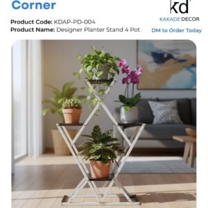 Designer Planter Stand 4 Pot