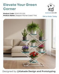 Designer Planter Stand 7 Pot