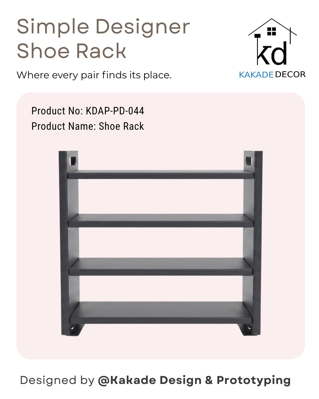 Simple Designer Shoe Rack