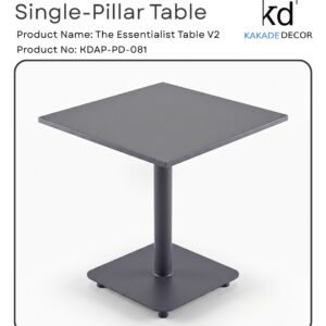 The Essentialist Table V2 - Single Pillar Table