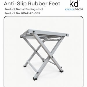 Foldable Stool with Anti-Slip Rubber Feet