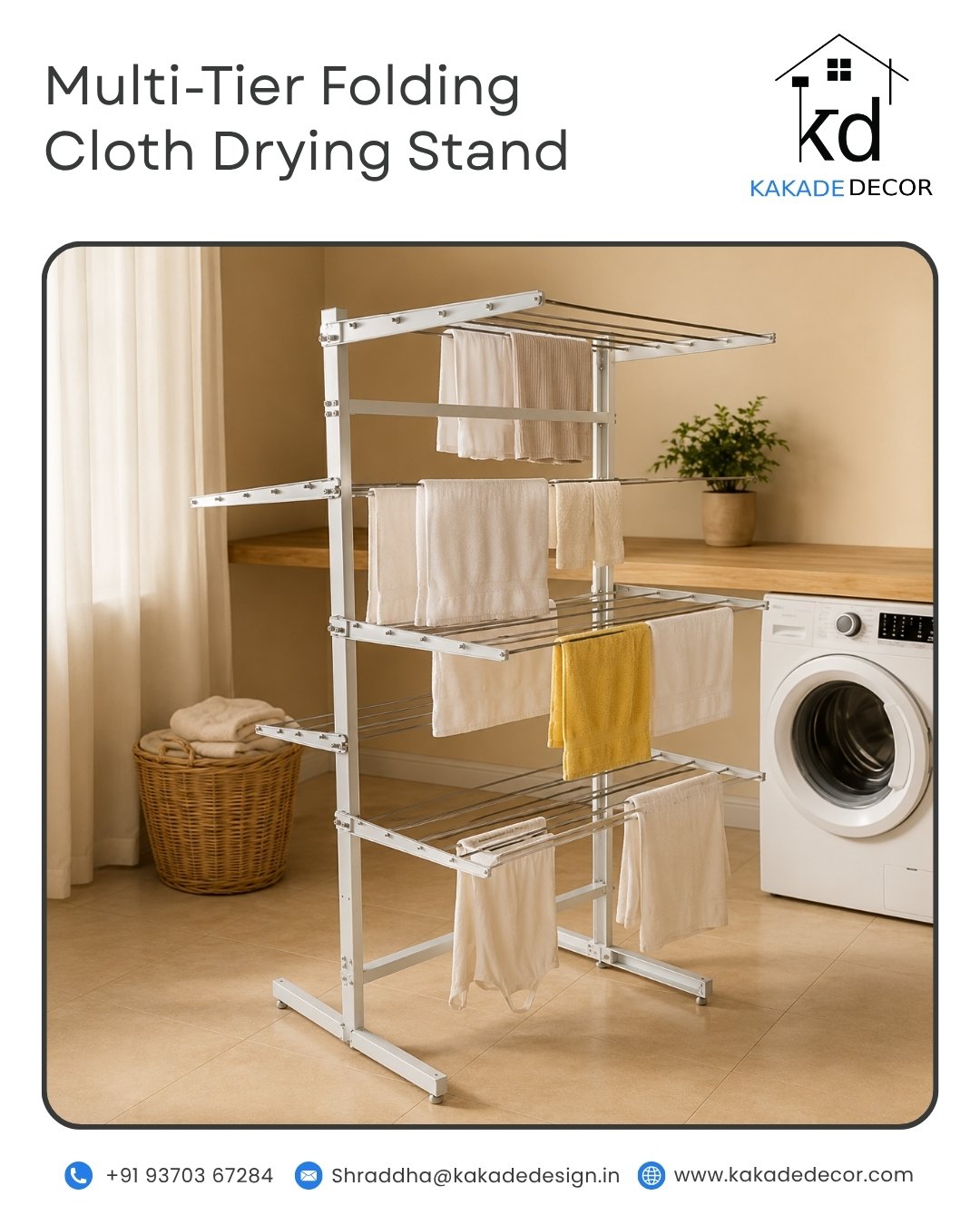 Heavy Duty Laundry Rack - Image 2
