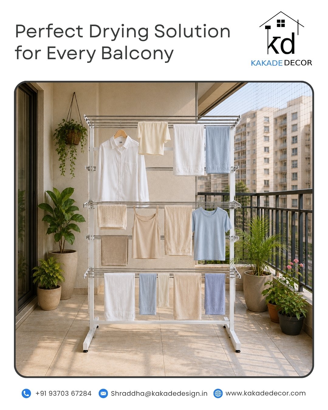 Heavy Duty Laundry Rack - Image 4