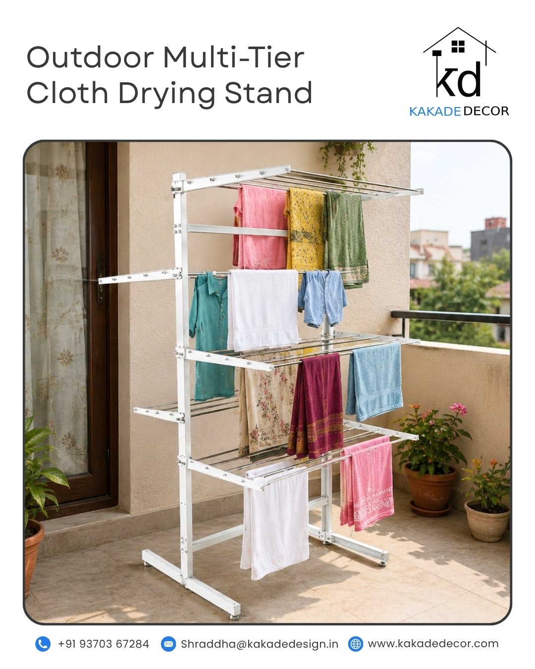 Heavy Duty Laundry Rack - Image 6