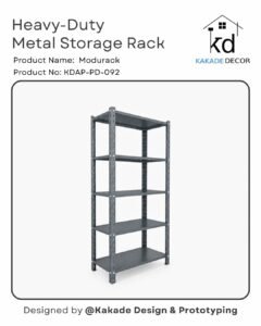 Heavy-Duty Metal Storage Rack