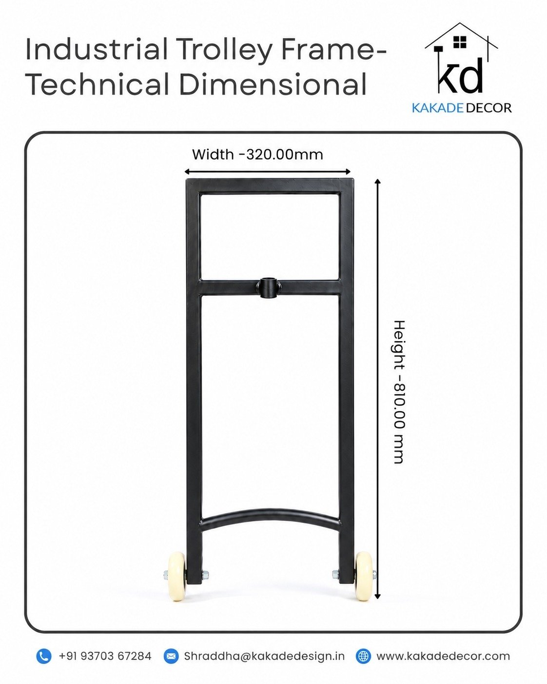 KD Gas Cylinder Trolley - Image 3